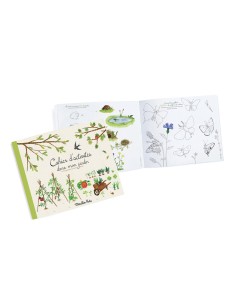 Quaderno Attività del Giardino - 36 pagine per colorare, disegnare e scoprire la Natura  - Moulin Roty - Le Jardin 2