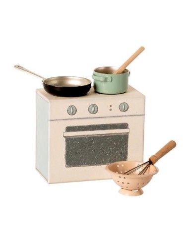 Cooking set - Cucina ed utensili per topi Maileg - Maileg