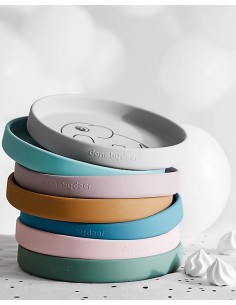 Piatto in Silicone Alimentare Elphee - Grigio - Microonde... 2