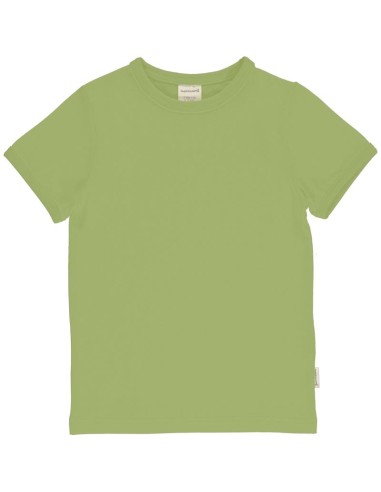 T-Shirt Tinta Unita - Maniche Corte SOLID - 100% Cotone Bio GOTS - Maxomorra - PEAR