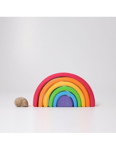 Arcobaleno Medio Rainbow - 6 archi - Tunnel in legno - Arcobaleno steineriano - Grimm's
