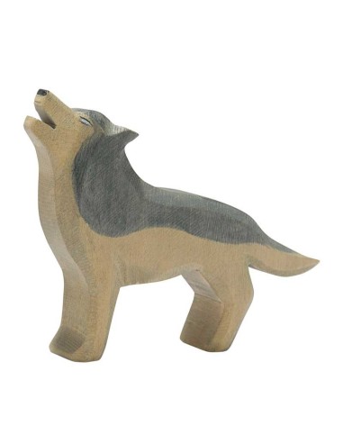 lupo animale in legno ostheimer