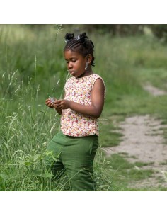 camicetta bambina cotone bio little green radicals 2