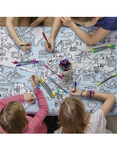 Pennarelli Super Lavabili - Set 10 colori - Punta doppia e Punta fine - Eat Sleep Doodle 2