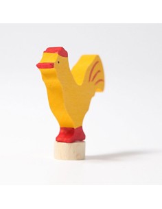 Gallo - Figurina decorativa per Corona dell'Avvento e... 2
