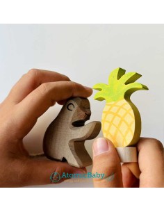 Ananas - Figurina decorativa per Corona, Spirale o Anello... 2