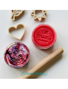 Pasta Modellabile Hot Pink - Little Munchkins Playdough -... 2