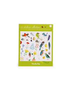 133 Adesivi Il Botanista - Kit di figurine a tema natura...