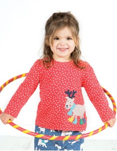 Connie Top Bimba - Manica Lunga - 100% Cotone Biologico -... 2