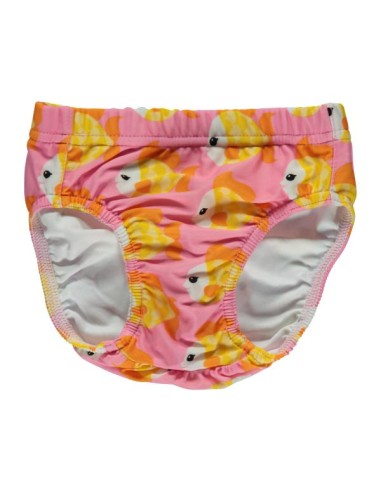 Costumino Contenitivo UPF 50+ - 100% eco - Baby Trunks - Goldfish - Maxomorra
